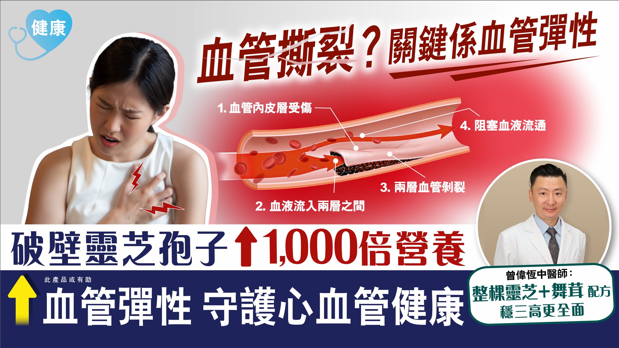 【血管撕裂? 關鍵係血管彈性!】