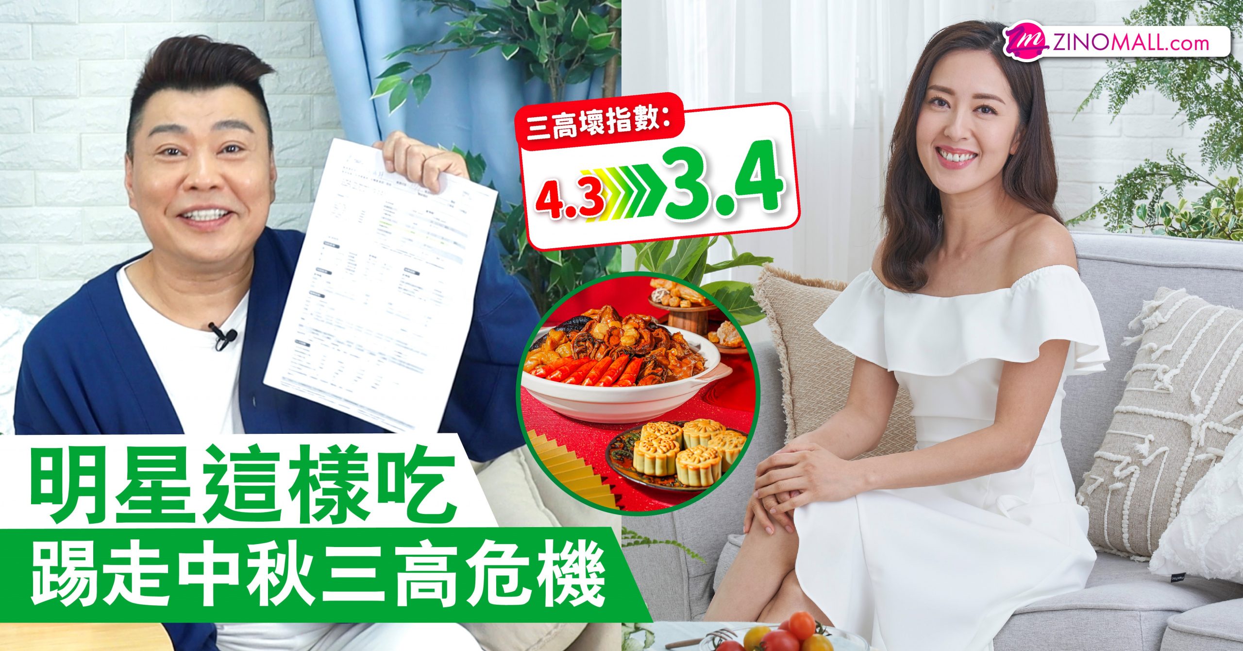 明星這樣吃 踢走中秋三高危機