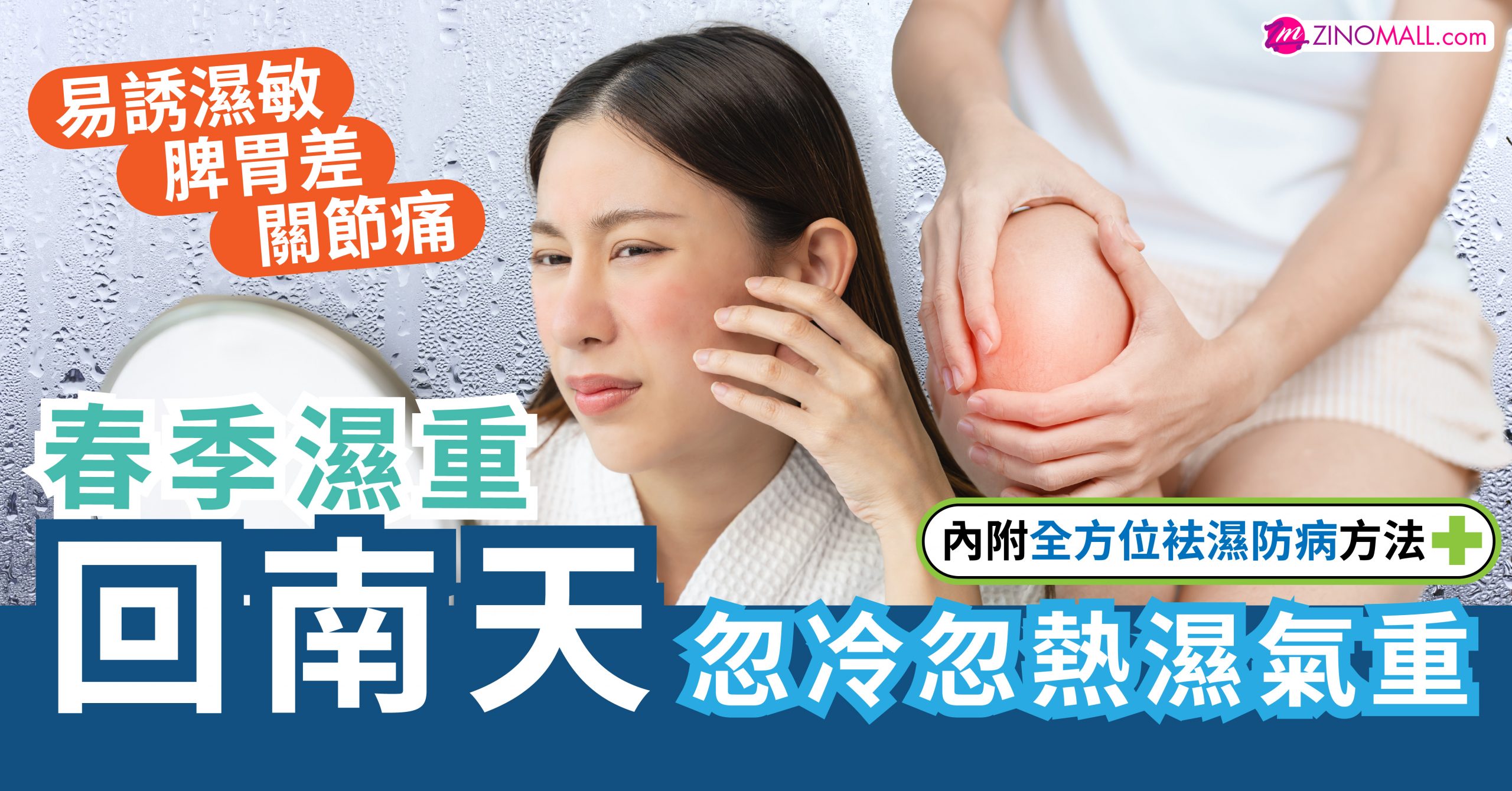 春季濕重回南天 易誘濕敏 脾胃差 關節不適 內附全方位袪濕防病方法