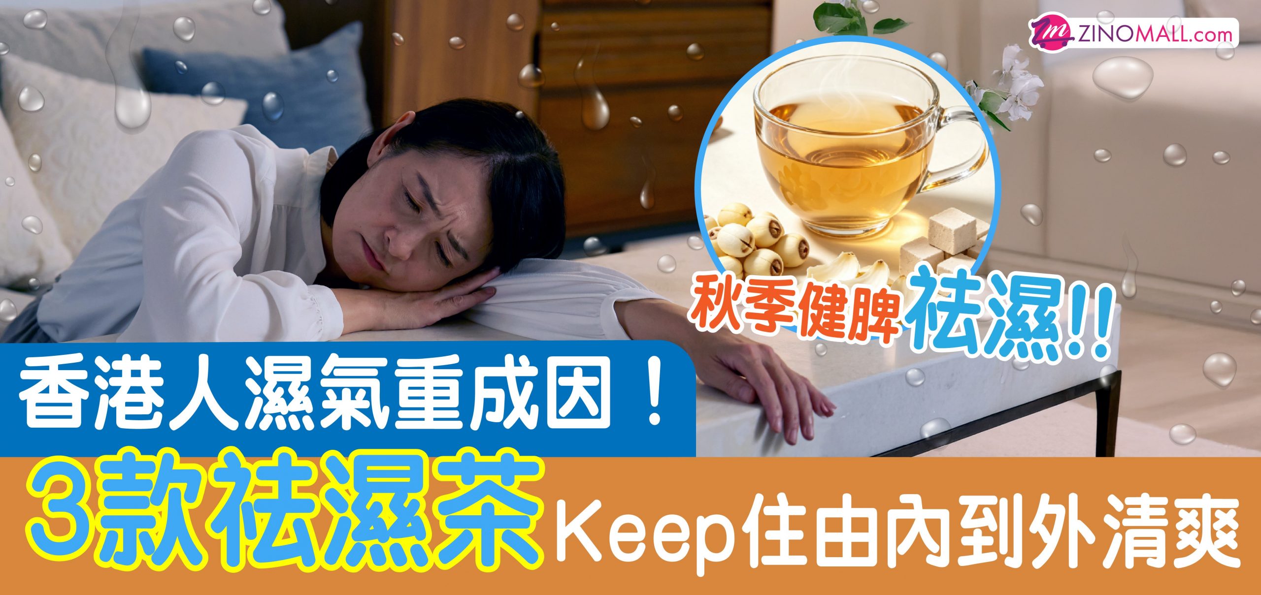 秋季應健脾祛濕！3款祛濕茶Keep 住由內到外清爽