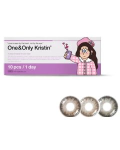 Hapa Kristin One&amp;Only Kristin 1Day 日拋彩色隱形眼鏡-Beige
