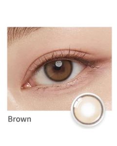 O-lens Real Ring 1Day 10P 日拋彩色隱形眼鏡-Brown