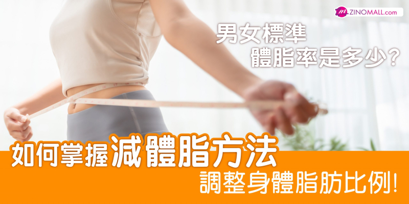 男女標準體脂率是多少？如何掌握減體脂方法調整身體脂肪比例！